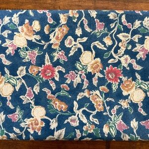 Vintage Ralph Lauren "Jardin" Blue Label  Queen comforter - display model unused